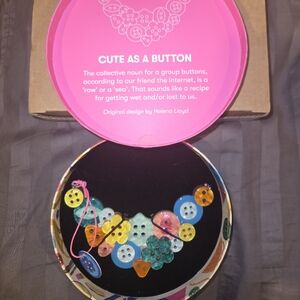 Erstwilder Cute As A Button Necklace